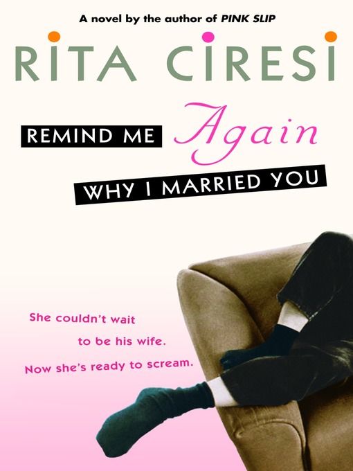 Title details for Remind Me Again Why I Married You by Rita Ciresi - Available